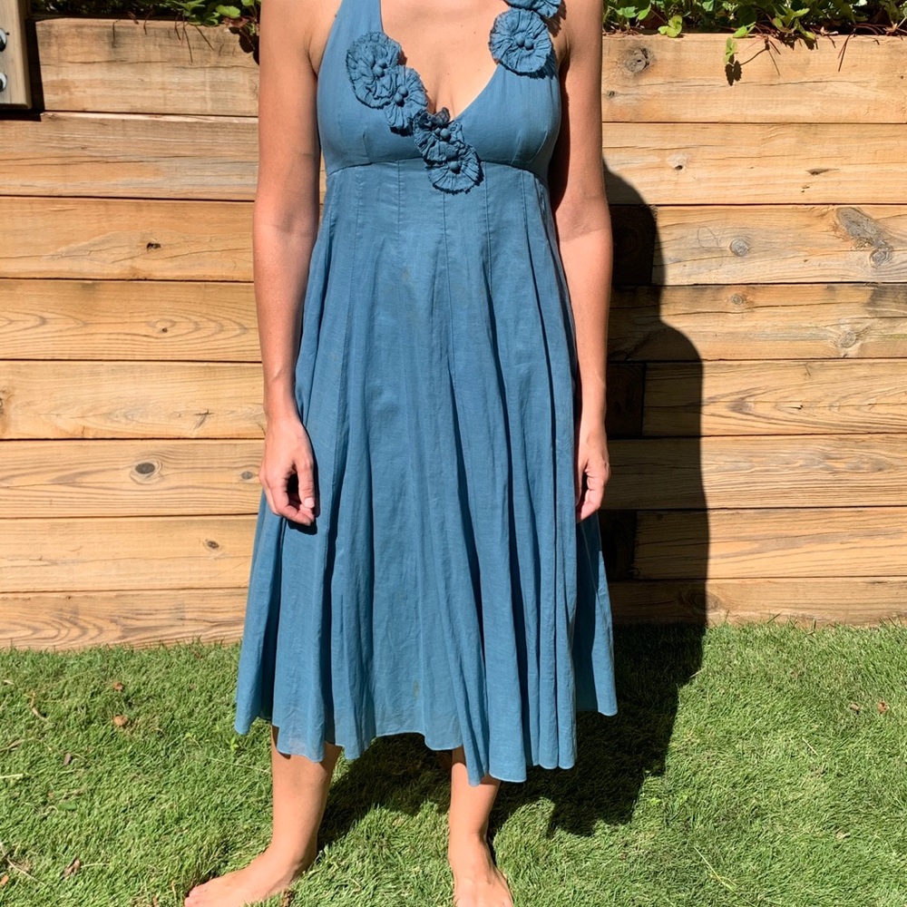 Rebecca Taylor Cotton Halter Dress